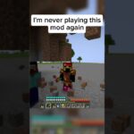i instantly left😭 #minecraft #mods #fyp #viralvideo #shorts #anomaly
