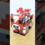 レゴマインクラフト　でっかいムーシュルームの家　#lego #minecraft #minifigures