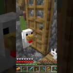 村人が寝る部屋のつもりだったのに【マイクラ統合版】入り込んできた者とは? #minecraft #マイクラ #マインクラフト