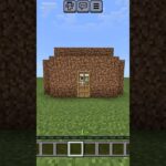 土の家を作る　#minecraft #マイクラ #土の家
