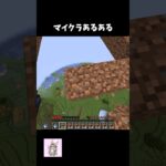 高いところでの作業は落下死するよね#ショート #マイクラ #minecraft