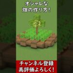 【マイクラ建築】初心者必見！オシャレな畑の作り方！#マイクラ  #マインクラフト #minecraft #Minecraft
