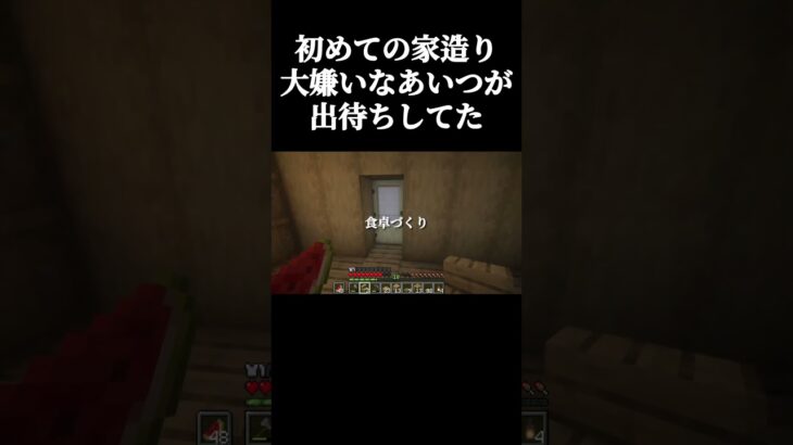 家づくりしてたら大嫌いなあいつが出待ちしてた件。#minecraft #ゲーム実況者 #サバイバル生活 #マイクラ #マインクラフト #影mod #自然 #shorts