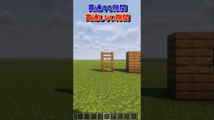 【貫通する？】 #minecraft #マイクラ #マインクラフト #shorts