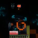 敵モブの攻撃力　比べてみた　 #マイクラ #minecraft #マインクラフト #まいくら #ウォーデン #shorts