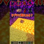 【マグマに耐えられる？】 #minecraft #マインクラフト #マイクラ #shorts