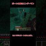 ボートに乗るエンダーマン　#マイクラ #minecraft #shorts