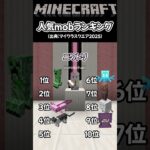 マイクラの人気mobランキング当てれる？！#short #マイクラ #マインクラフト #クイズ