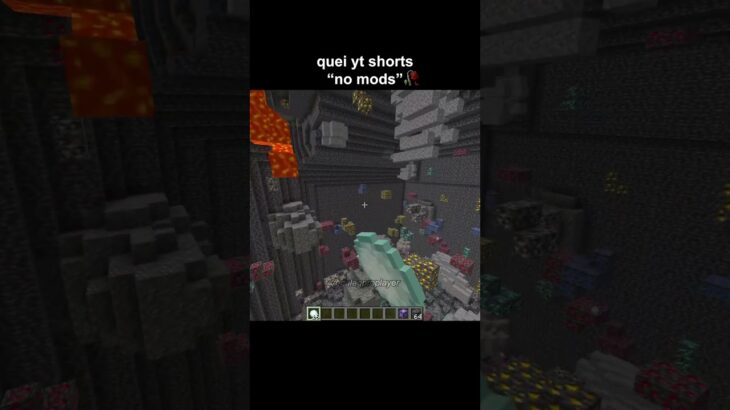 no mods🗿  #minecraft #shorts