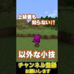 マイクラ意外と知らない小技#shorts #マイクラ