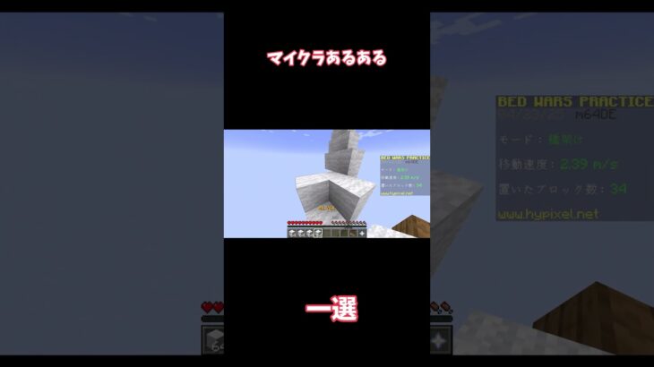 マイクラあるある一選！　#shorts