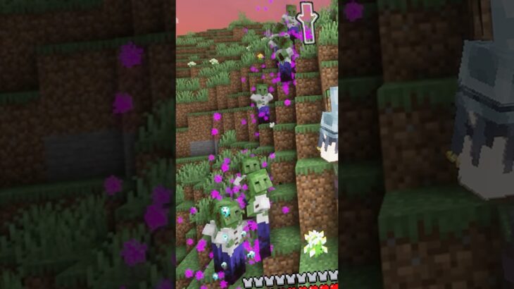 【マイクラ】カックカクゾンビ #shorts #minecraft #マイクラ #horror #ホラー
