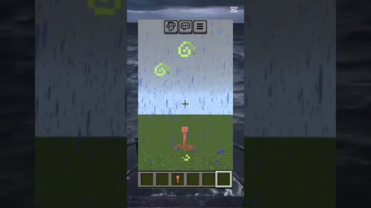 雷神の近くで避雷針を置くとこうなる #マイクラ統合版 #マイクラ