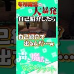 【マイクラ】魔法を声で発動する世界で自己紹介ができなくなったｗｗｗ #ステラフィルワールド