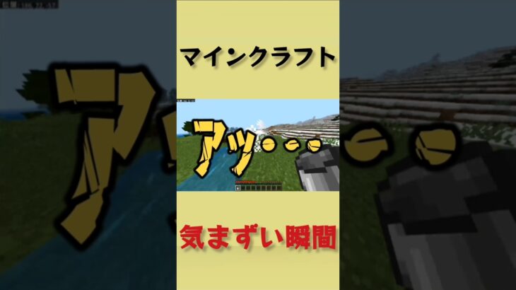 マインクラフト気まずいどころじゃない瞬間#マイクラ #精神崩壊