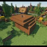 ずんだもんついに自分で家を作った[マインクラフト]