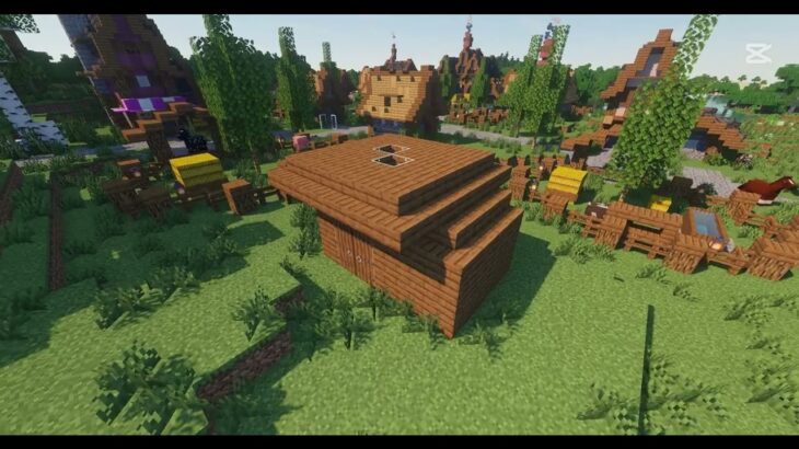 ずんだもんついに自分で家を作った[マインクラフト]
