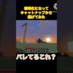 透明化になってキャットナップから逃げてみた#マイクラ#ショート#ポピープレイタイム