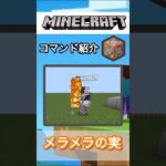 メラメラの実！マイクラで火拳！ #統合版 #マイクラ #コマンド #マインクラフト
