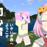 【初心者マインクラフト】いきいき界には家がある【どばとちゃん】