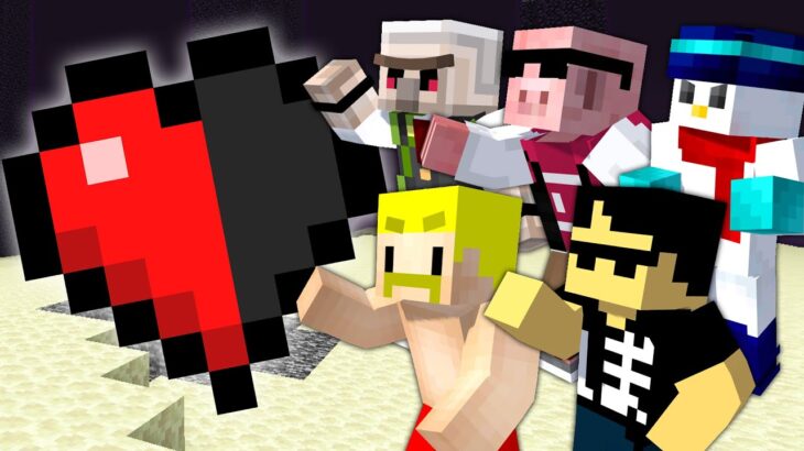 ダメージ受けたら即死亡！体力1でエンドラ討伐【マイクラ】