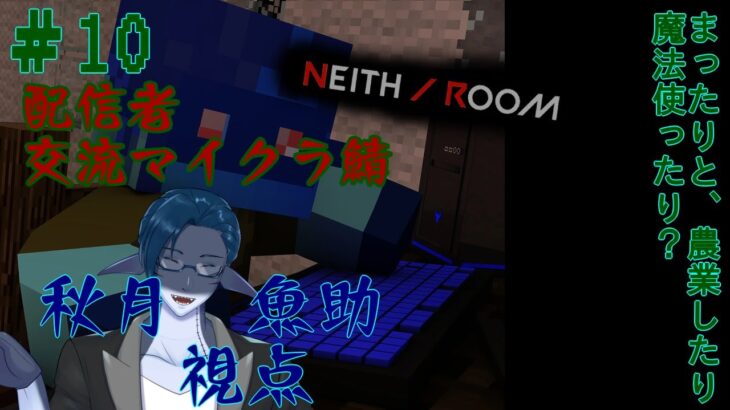 剣と魔法と農業と、少し遅刻の翁。そんな人外系のマイクラ　10話目　#minecraft  #新人vtuber　＃秋月の夜語り
