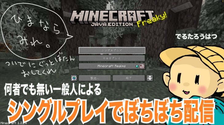 【マイクラ配信】開拓〜村人の家とか〜【＃12】