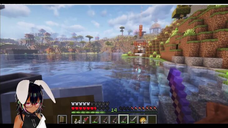 【マインクラフト】建築と釣り　20250518【地声♂】