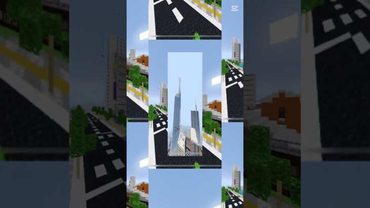 マイクラで3年間建築したら、#垢抜け #マイクラ都市 #マイクラ建築 #大台府 #バズれ #ばずりたい #shorts #minecraft #マイクラ #ゲーム