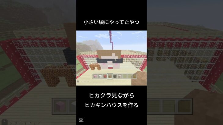 小さい頃クリエで作ってた家パート4 #マインクラフト#マイクラ #ヒカクラ#shorts #懐かしい