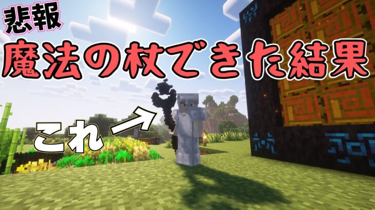 魔法の杖ができた結果が悲しすぎるマインクラフト #5【ハードマイクラ】
