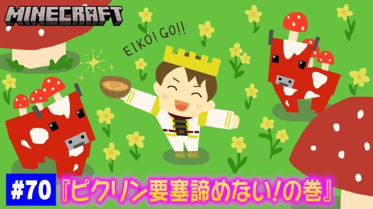 【#70】EIKOがマインクラフトを生配信【ピクリン要塞諦めない！の巻】