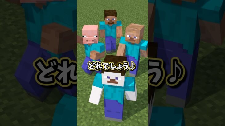 99%の人が気づかない間違い探し？！  #マイクラ #マイクラアニメ