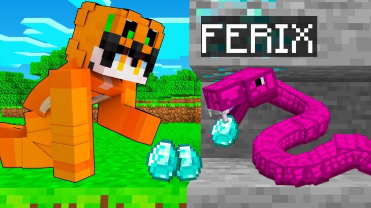 AKU BERUBAH JADI ULAR UNTUK MENOLONG TEMANKU DI MINECRAFT!!