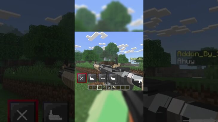 Addon MCPE Senjata 1.21.7 #mcpe #addon #mod #minecraft #shorts