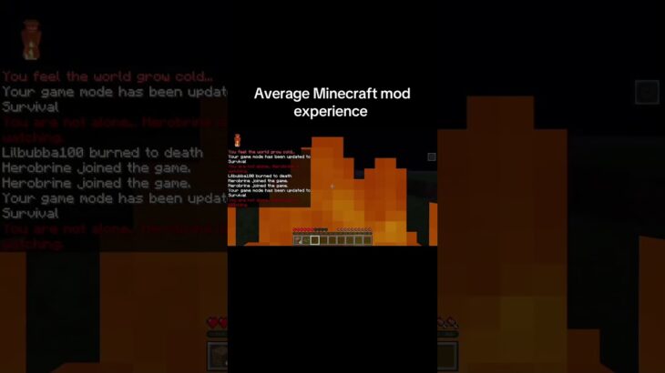 Average horror minecraft mod experience #divine #minecraft #minecraftmods