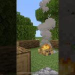 サバイバルの雰囲気を楽しみたい人向けの建築 Campfire#minecraft #マインクラフト #shorts