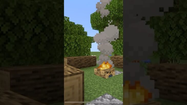 サバイバルの雰囲気を楽しみたい人向けの建築 Campfire#minecraft #マインクラフト #shorts
