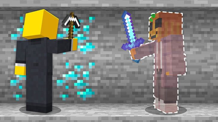 Cazadores Vs. DISFRACES INVISIBLES en Minecraft!