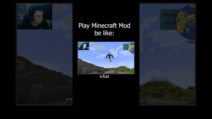 Classico gameplay di Minecraft moddato #minecraft #ita #mod #skyrim #memes #minecraftshorts #shorts