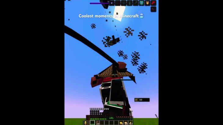 Coolest wither fight🥶#minecraft #mods #minecraftshorts #minecraftmods