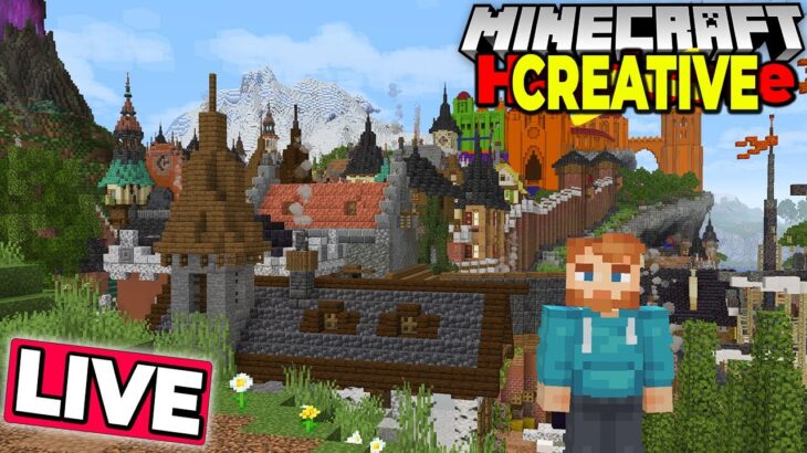 Creative Build Planning in my Hardcore Minecraft Forever World Day