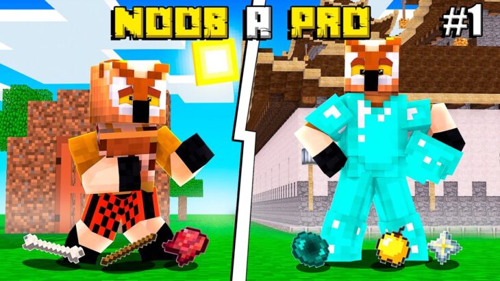 DE NOOB A PRO #1 en MINECRAFT LA SERIE | FARGAN