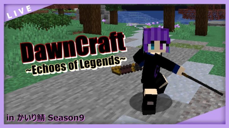 【マイクラ】エンチャント解放のためにクエスト進めたい DawnCraftで戦闘しまくりたい part8【#かいり鯖】
