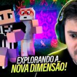 EU E GAEL FOMOS PRA NOVA DIMENSÃO NO MINECRAFT #3.61