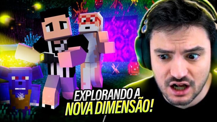 EU E GAEL FOMOS PRA NOVA DIMENSÃO NO MINECRAFT #3.61