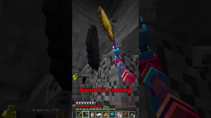 Found a Random Duo in a Cave… #sword4000 #hungergames #minecraft #gaming #swordextra