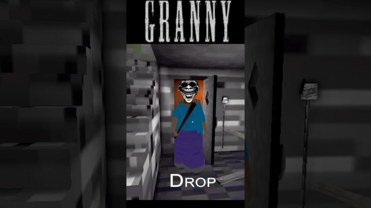 Granny Minecraft Mod Gameplay Video 😁😁 Funny Trolling #shorts #viralvideo #trolling