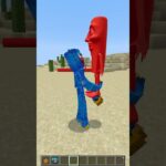 HUGGY WUGGY vs TUNG TUNG TUNG SAHUR #minecraftbattle #minecraft #brainrot #minecraftmods #shorts