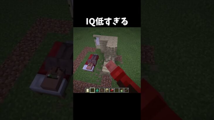 これは IQ が低すぎる！#shorts#minecraft#マイクラ